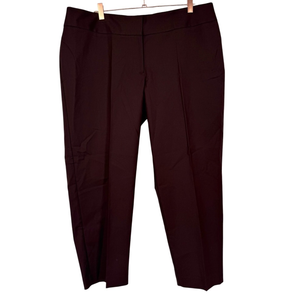 NWT Chico's Malina Ankle Pants Chocolate Brown Modern Fit Size XL (Chicos 3.5)